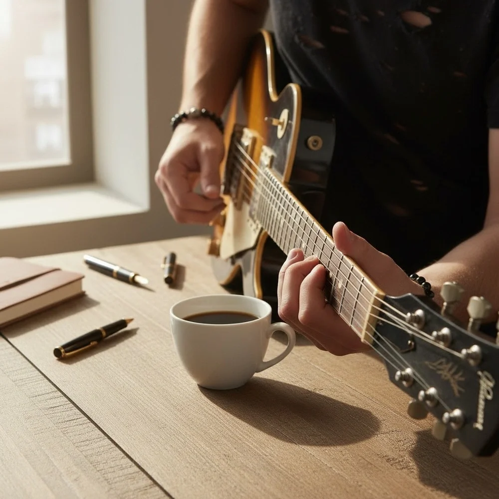PerePaix Black Bead Skull Bracelet Stretch Gothic Rocker Mens OS - Picture 4 of 8